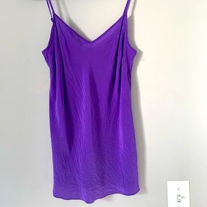 J.Crew Silk V-Neck Cami Purple